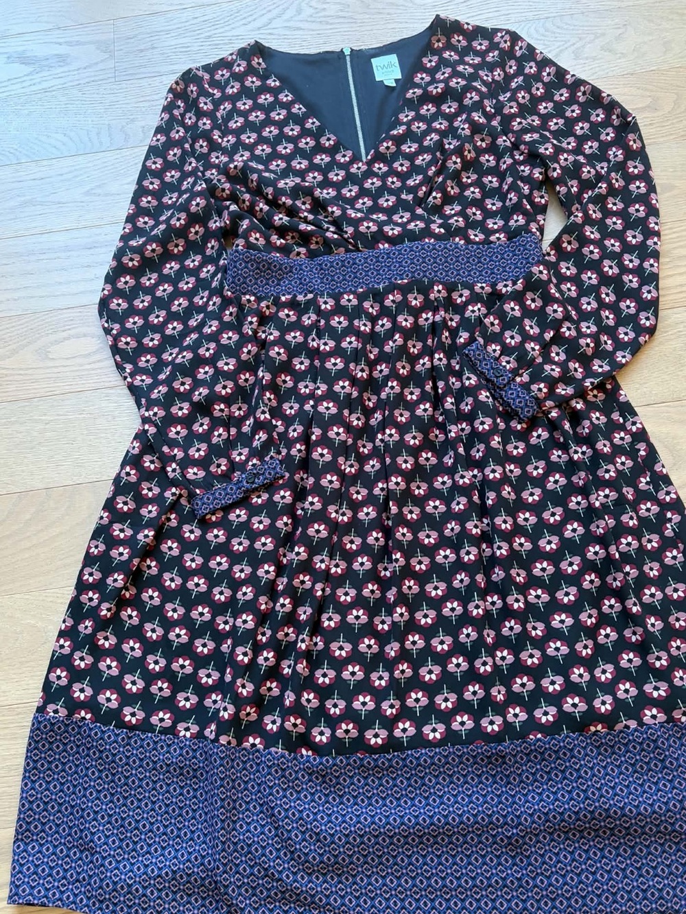 Retro Floral Dress | 60s–70s Inspired | Twik | Size M
